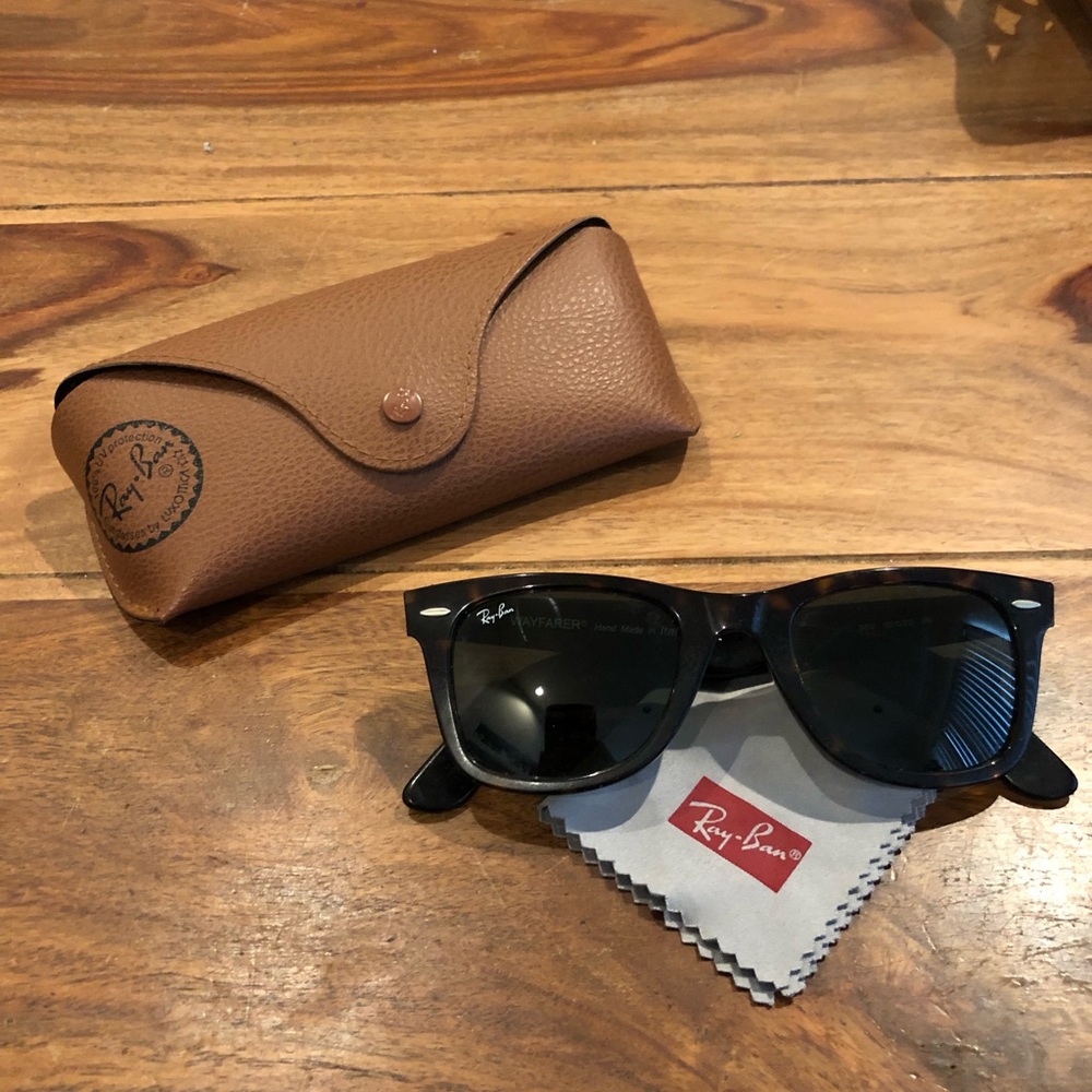 Ray Ban Original Wayfarer, tortoise green classic